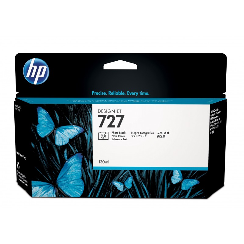 HP 727 Fotoschwarz DesignJet Tintenpatrone, 130 ml