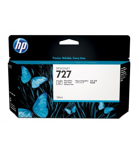 HP 727 cartouche d'encre DesignJet noire photo, 130 ml