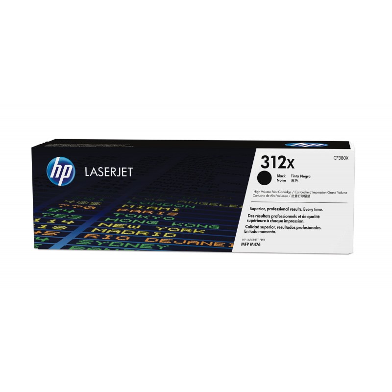 HP 312X Schwarz LaserJet Tonerkartusche mit hoher Reichweite