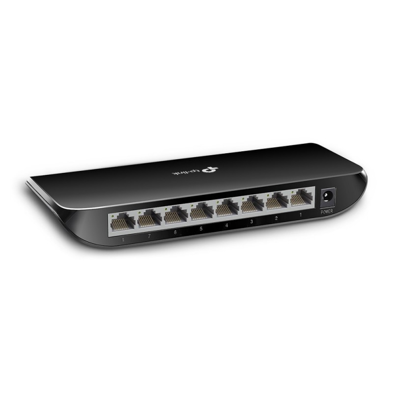 TP-Link TL-SG1008D No administrado Gigabit Ethernet (10 100 1000) Negro