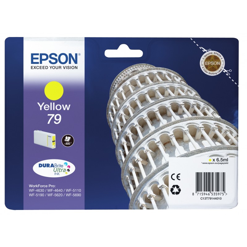 Epson Tower of Pisa Tintenpatrone 79 Yellow