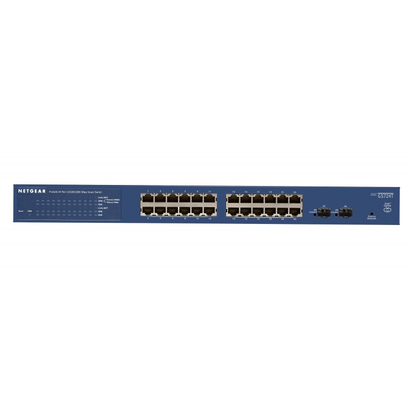 NETGEAR ProSAFE GS724Tv4 Géré L3 Gigabit Ethernet (10 100 1000) Bleu