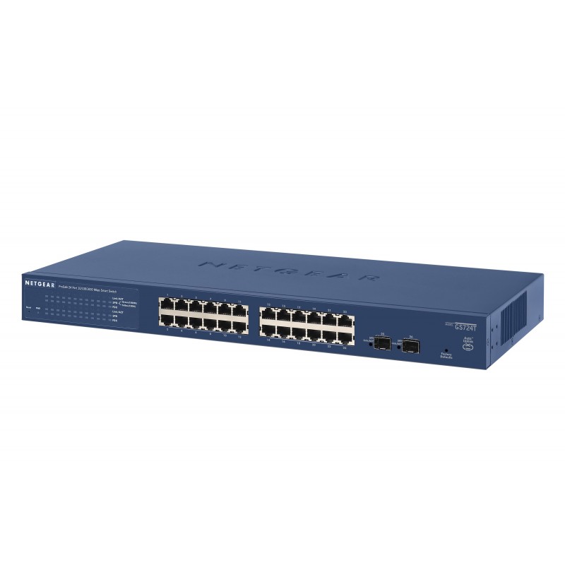 NETGEAR ProSAFE GS724Tv4 Gestionado L3 Gigabit Ethernet (10 100 1000) Azul