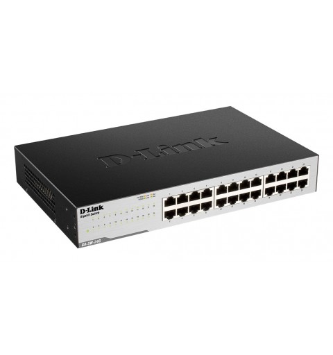 D-Link GO-SW-24G No administrado L2 Gigabit Ethernet (10 100 1000) 1U Negro