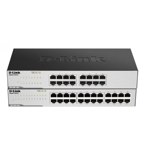 D-Link GO-SW-24G No administrado L2 Gigabit Ethernet (10 100 1000) 1U Negro