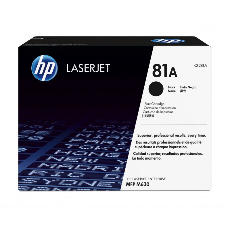 HP 81A Schwarz Original LaserJet Tonerkartusche