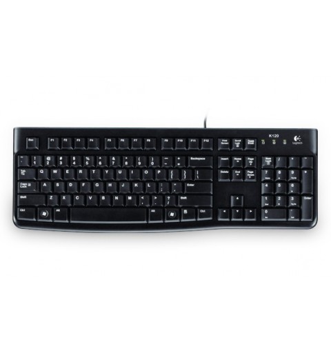 Logitech Keyboard K120 for Business clavier USB QWERTY Italien Noir