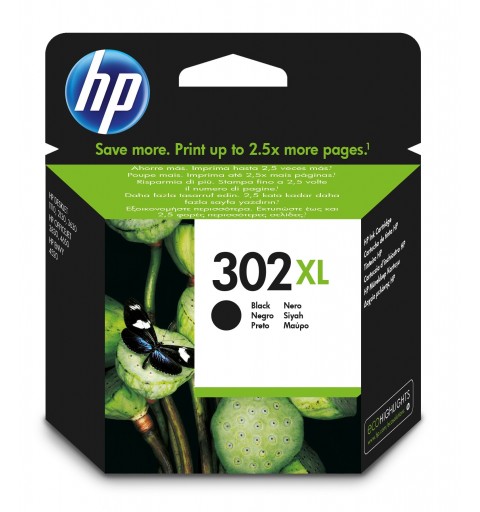 HP 302XL Cartouche d’encre noire grande capacité authentique