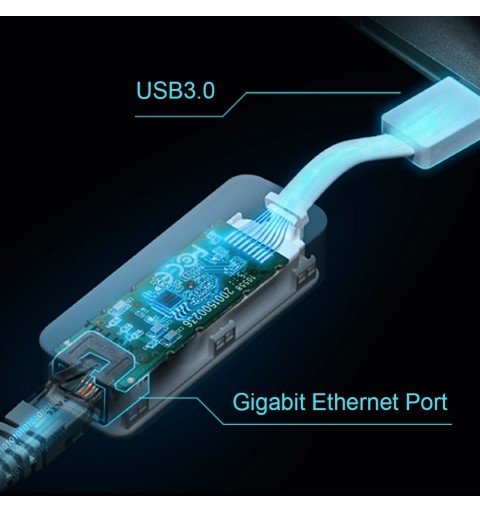 TP-Link UE300 adaptador y tarjeta de red Ethernet 1000 Mbit s