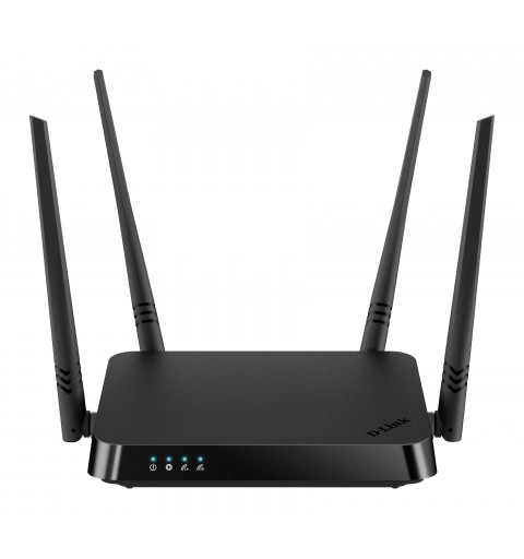 D-Link AC1200 router inalámbrico Gigabit Ethernet Doble banda (2,4 GHz 5 GHz) Negro