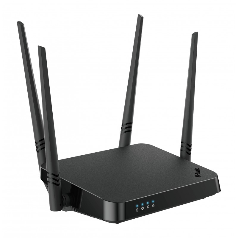 D-Link AC1200 router inalámbrico Gigabit Ethernet Doble banda (2,4 GHz 5 GHz) Negro