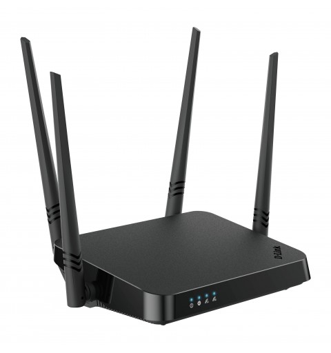 D-Link AC1200 router inalámbrico Gigabit Ethernet Doble banda (2,4 GHz 5 GHz) Negro