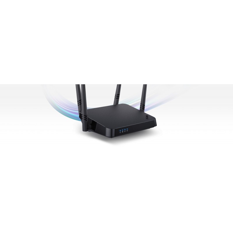 D-Link AC1200 router inalámbrico Gigabit Ethernet Doble banda (2,4 GHz 5 GHz) Negro