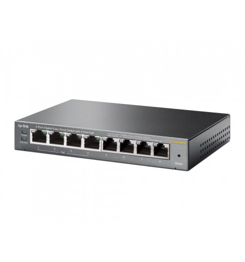 TP-Link TL-SG108PE Managed L2 Gigabit Ethernet (10 100 1000) Power over Ethernet (PoE) Schwarz