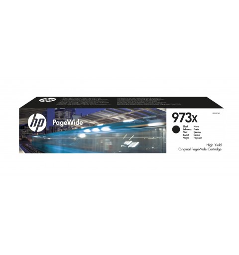 HP 973X Schwarz Original PageWide Druckerpatrone mit hoher Reichweite