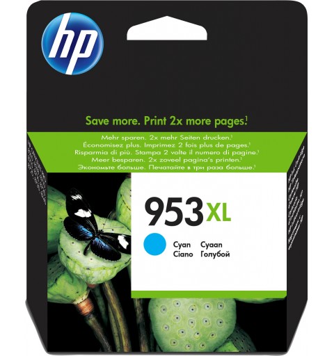 HP 953XL Cartouche d’encre cyan grande capacité authentique