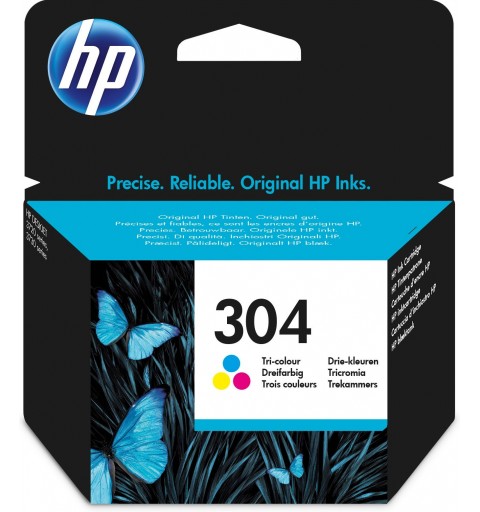 HP 304 Cartouche d’encre trois couleurs authentique