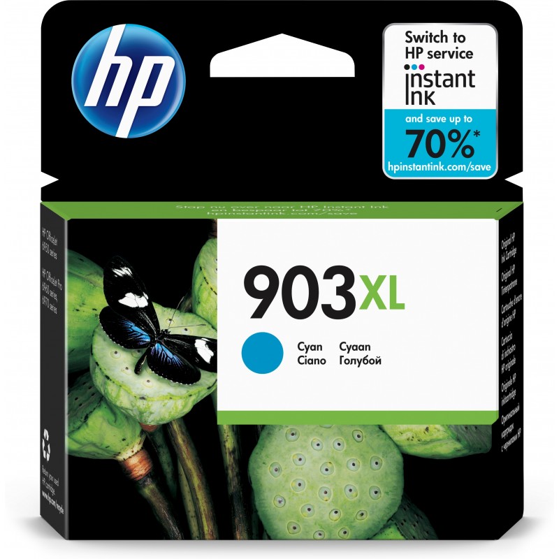 HP 903XL Cartouche d’encre cyan grande capacité authentique