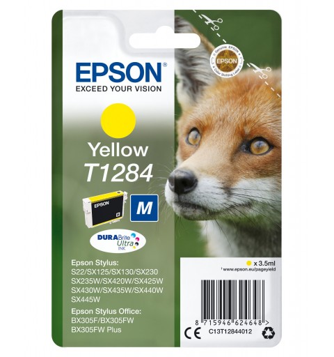 Epson Fox Cartucho T1284 amarillo