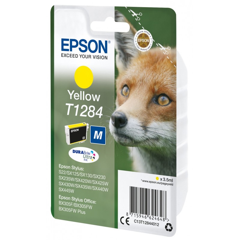 Epson Fox Cartucho T1284 amarillo