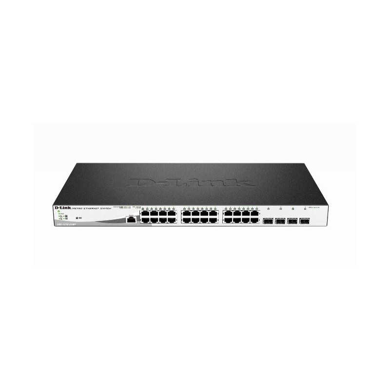 D-Link DGS-1210-28MP E commutateur réseau Géré L2 Gigabit Ethernet (10 100 1000) Connexion Ethernet, supportant l'alimentation