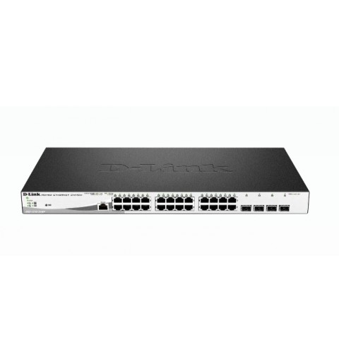 D-Link DGS-1210-28MP E Netzwerk-Switch Managed L2 Gigabit Ethernet (10 100 1000) Power over Ethernet (PoE) 1U Schwarz, Grau