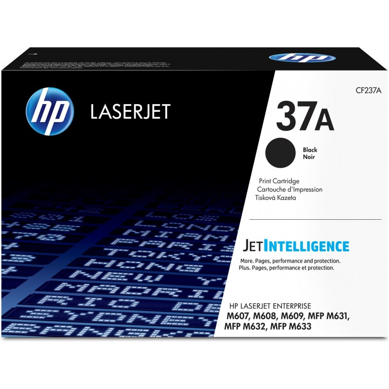 HP 37A Black Original LaserJet Toner Cartridge