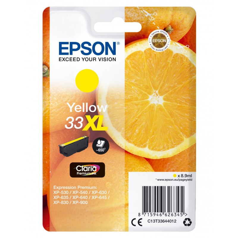 Epson Oranges Cartouche " " - Encre Claria Premium J (XL)