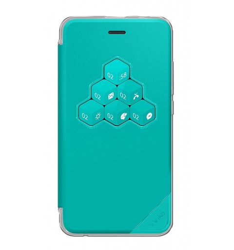 Wiko WISFW0045 mobile phone case Folio Turquoise