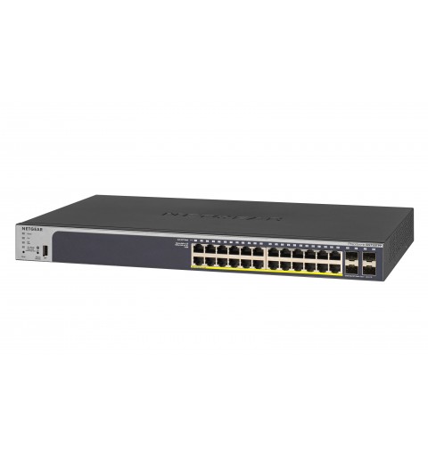 NETGEAR GS728TPP Managed L2 L3 L4 Gigabit Ethernet (10 100 1000) Power over Ethernet (PoE) 1U Schwarz