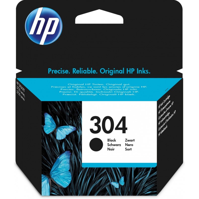 HP 304 Cartouche d’encre noire authentique