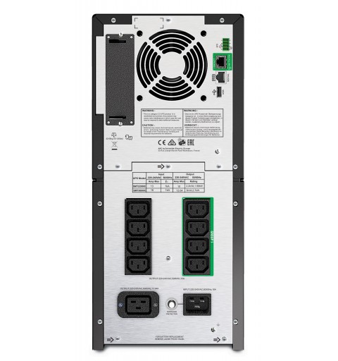 APC Smart-UPS 2200VA Unterbrechungsfreie Stromversorgung (USV) Line-Interaktiv 2,2 kVA 1980 W 9 AC-Ausgänge