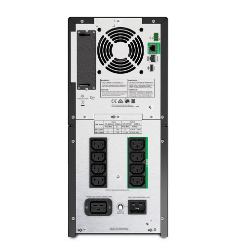 APC SMT3000IC sistema de alimentación ininterrumpida (UPS) Línea interactiva 3 kVA 2700 W 9 salidas AC