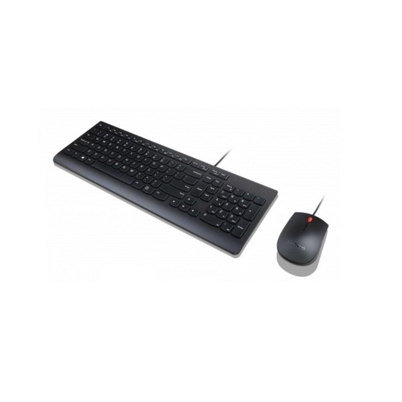 Lenovo Essential teclado Ratón incluido USB Italiano Negro