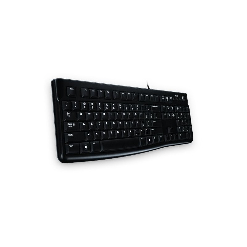 Logitech K120 Corded Keyboard clavier USB QWERTZ Allemand Noir