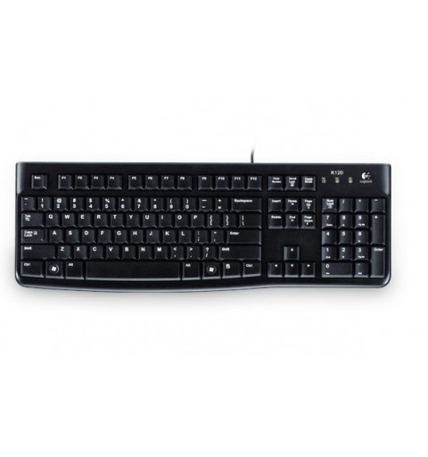 Logitech K120 Corded Keyboard clavier USB QWERTZ Allemand Noir