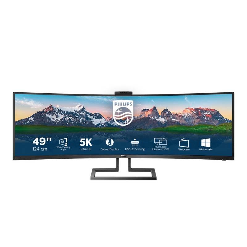 Philips P Line Moniteur LCD incurvé 32 9 SuperWide 499P9H 00