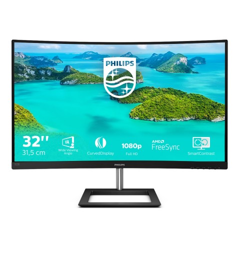 Philips E Line 322E1C 00 LED display 80 cm (31.5") 1920 x 1080 Pixel Full HD LCD Nero