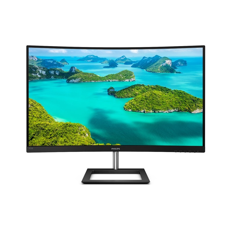 Philips E Line 322E1C 00 LED display 80 cm (31.5") 1920 x 1080 Pixel Full HD LCD Nero