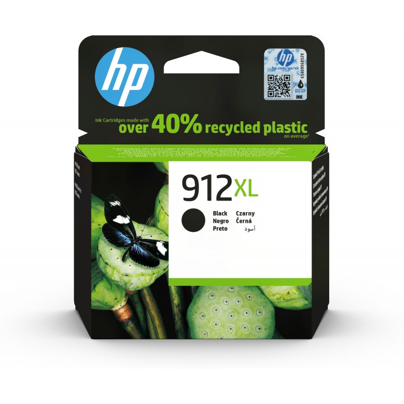 HP Cartucho de tinta Original 912XL negro de alta capacidad