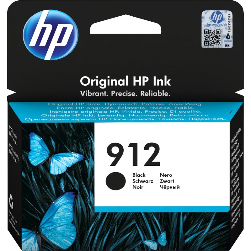 HP 912 Cartouche d'encre noire authentique