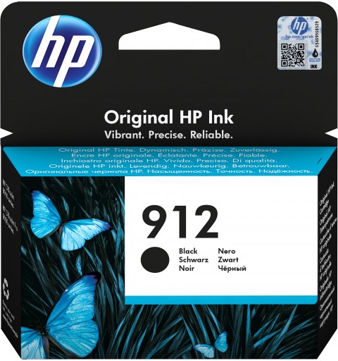 HP 912 Cartouche d'encre noire authentique