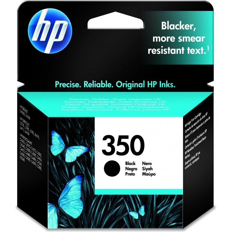 HP Cartucho de tinta original 350 negro