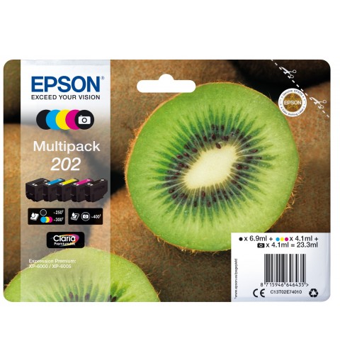 Epson Kiwi Multipack 5-colours 202 Claria Premium Ink