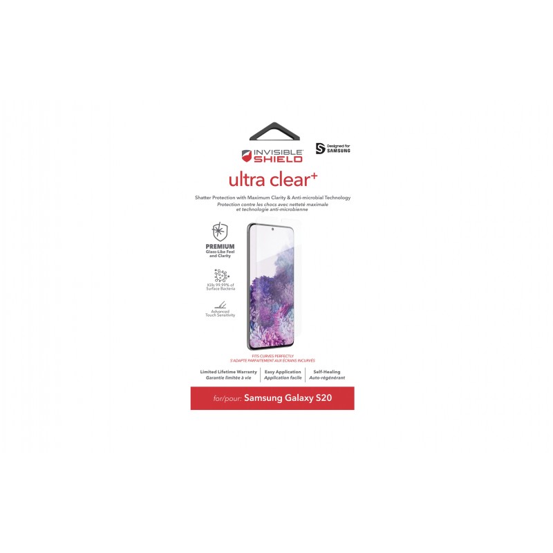 InvisibleShield Ultra Clear+ Samsung S20