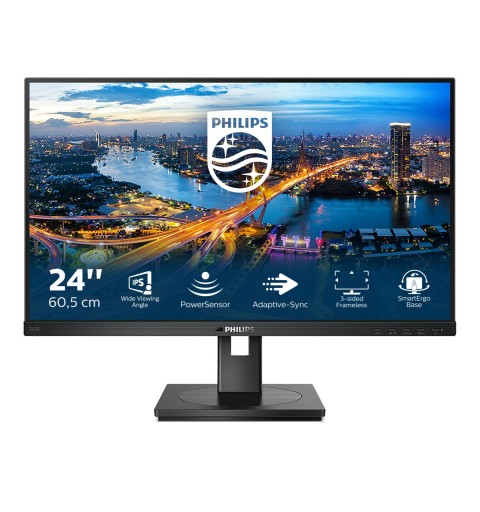 Philips B Line 242B1 00 LED display 60,5 cm (23.8") 1920 x 1080 pixels Full HD Noir