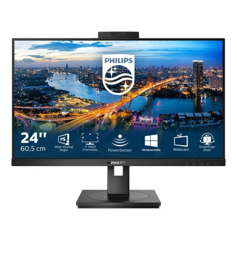 Philips B Line 242B1H 00 LED display 60,5 cm (23.8") 1920 x 1080 Pixel Full HD Nero