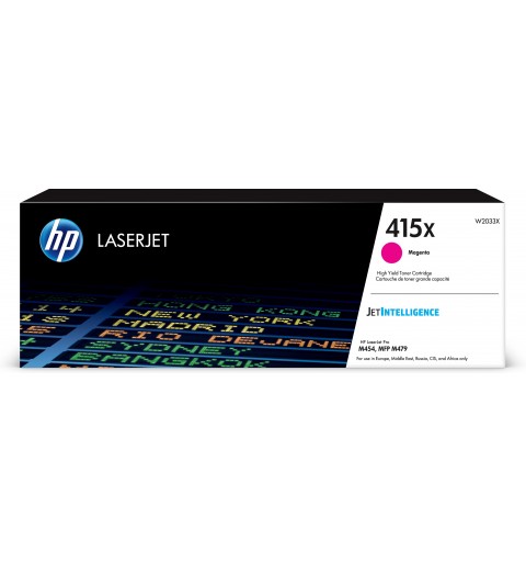 HP 415X High Yield Magenta Original LaserJet Toner Cartridge