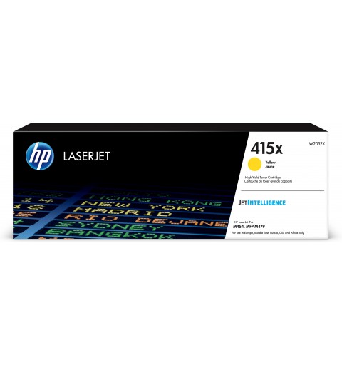 HP 415X Toner jaune LaserJet authentique grande capacité