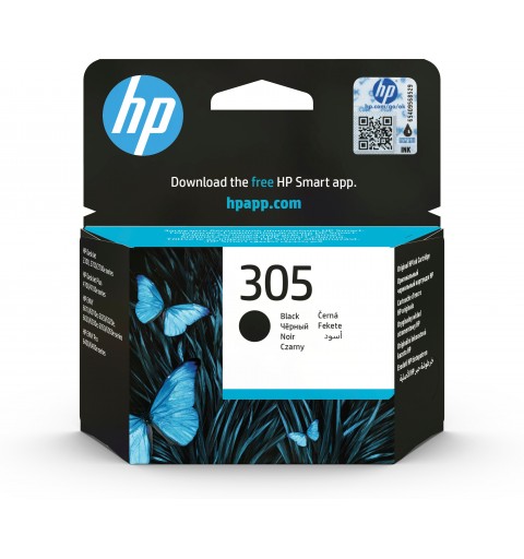 HP Cartouche d’encre noire 305 authentique